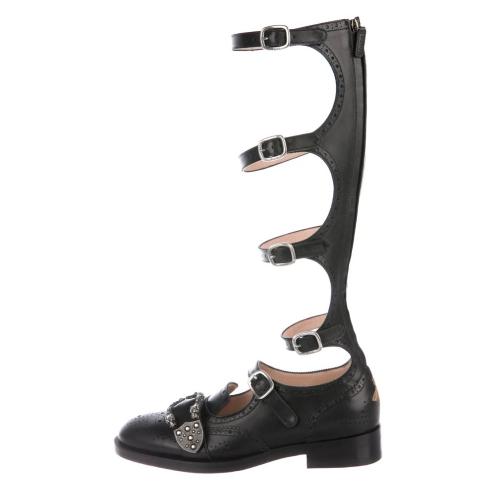 Gucci Queercore brogue gladiators size 38 1/2 worn only 3 times.